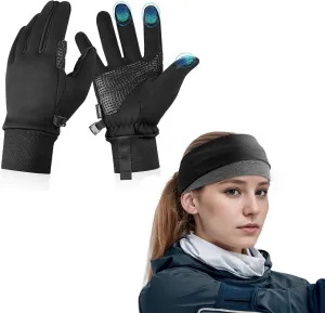 Sukeen Winter Gloves Men Women, Soft Warm Winter Gloves with Touchscreen Fingers, Anti-Slip Winter Gloves