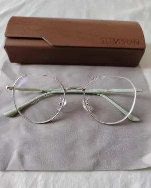 SUMSUN Glasses, Blue Light Blocking Eyeglasses for Women, Anti Eye Strain Glasses