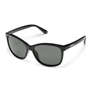 Suncloud Unisex Black Frame Gray Green Lens Polarized Sashay Sunglasses - 20529680758M9