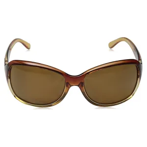Suncloud Women's Brown Fade Frame Brown Lens Polarized Contemporary Square Sunglasses - S-MSPPBRBF