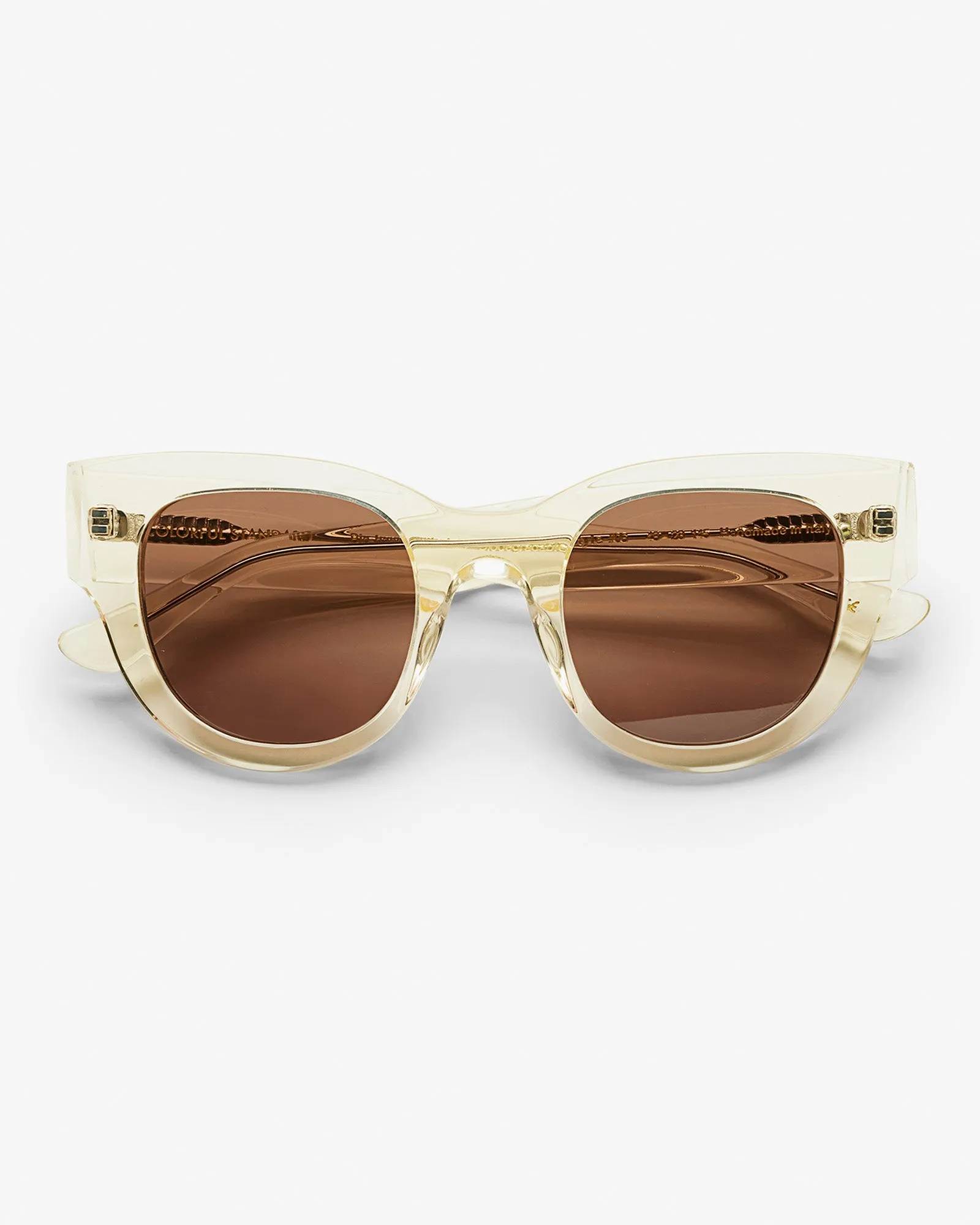 Sunglass 06 - Soft Yellow - Brown