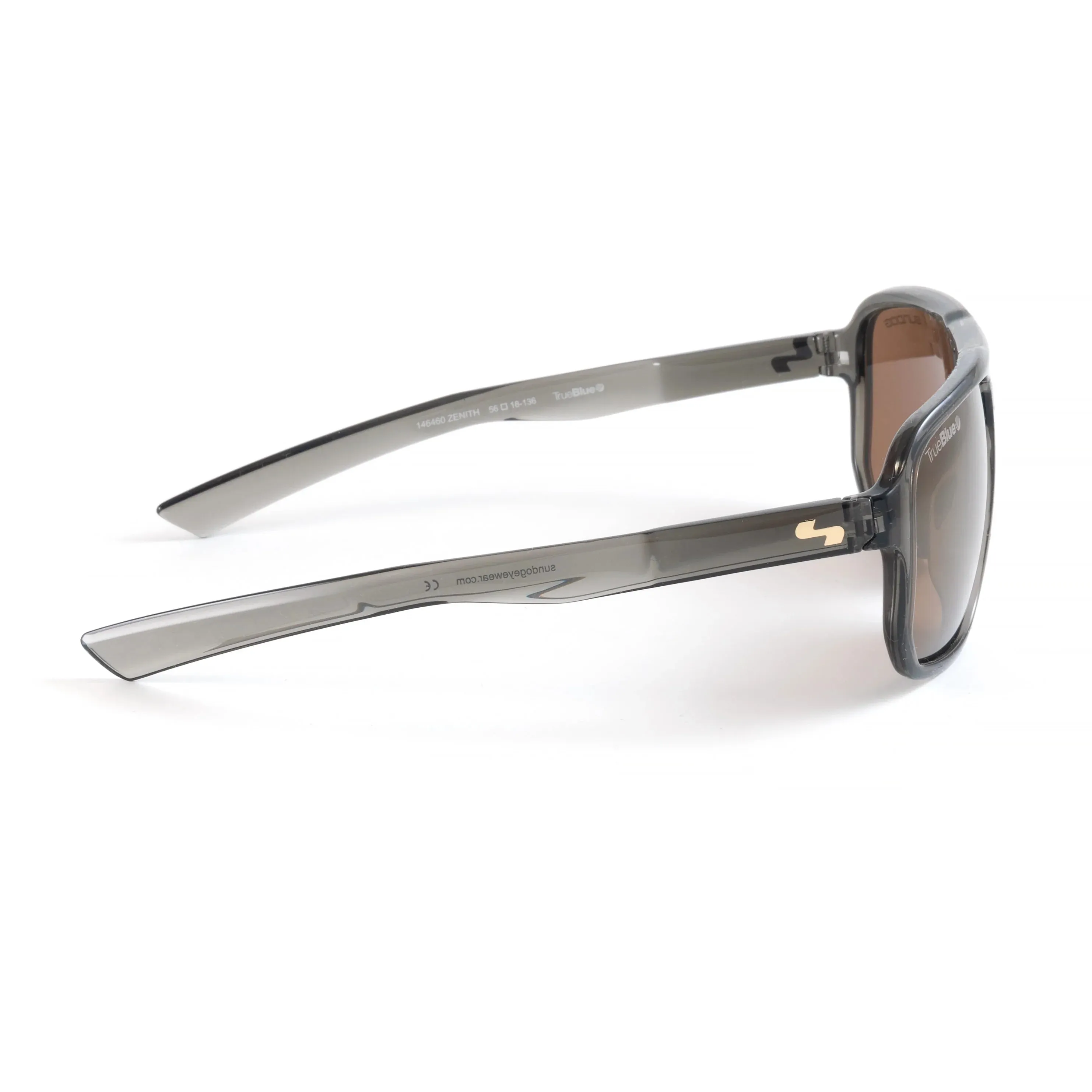 Sunglasses - Sundog ZENITH Polycarbonate Glasses Crystal Olive Grey/Brown, 446160