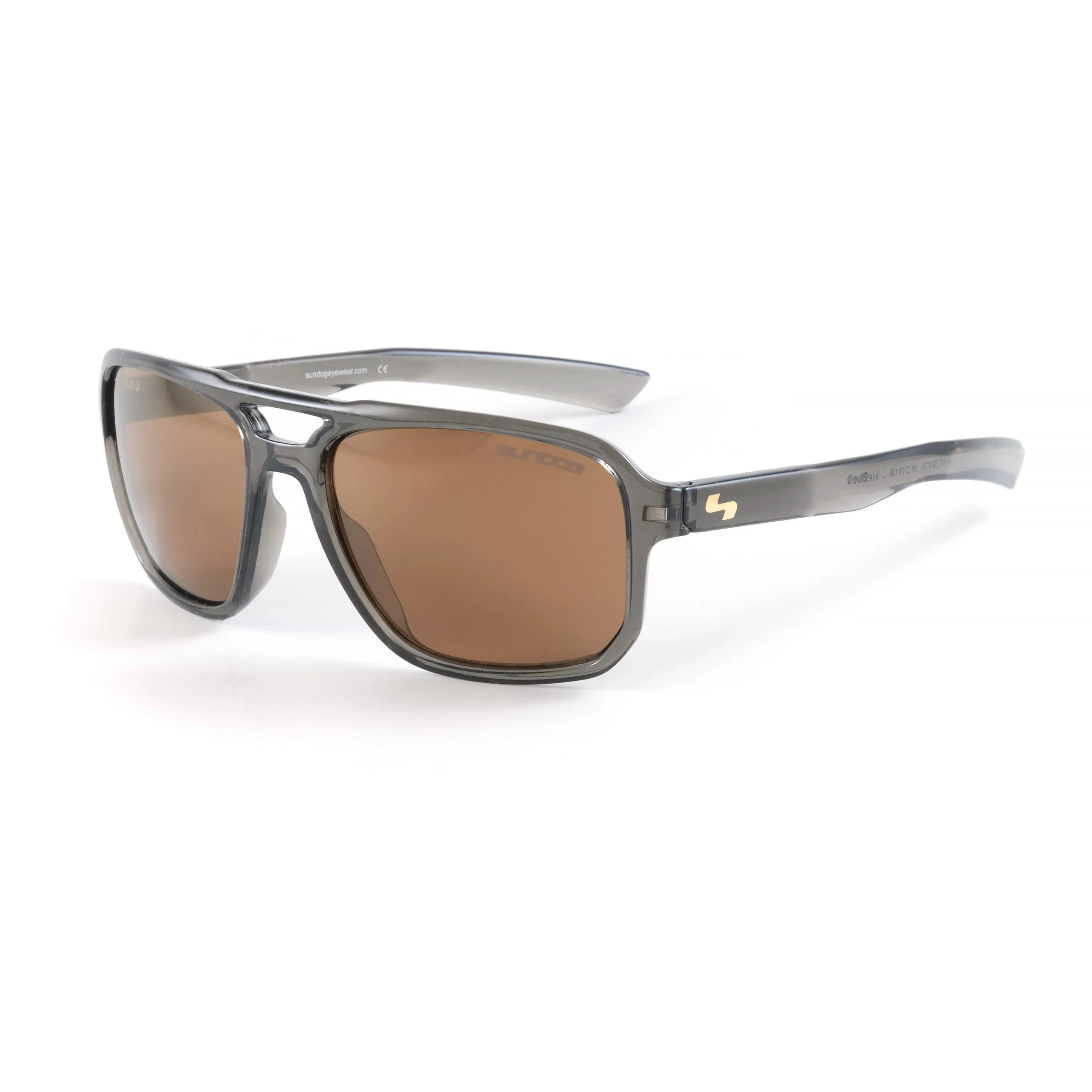 Sunglasses - Sundog ZENITH Polycarbonate Glasses Crystal Olive Grey/Brown, 446160