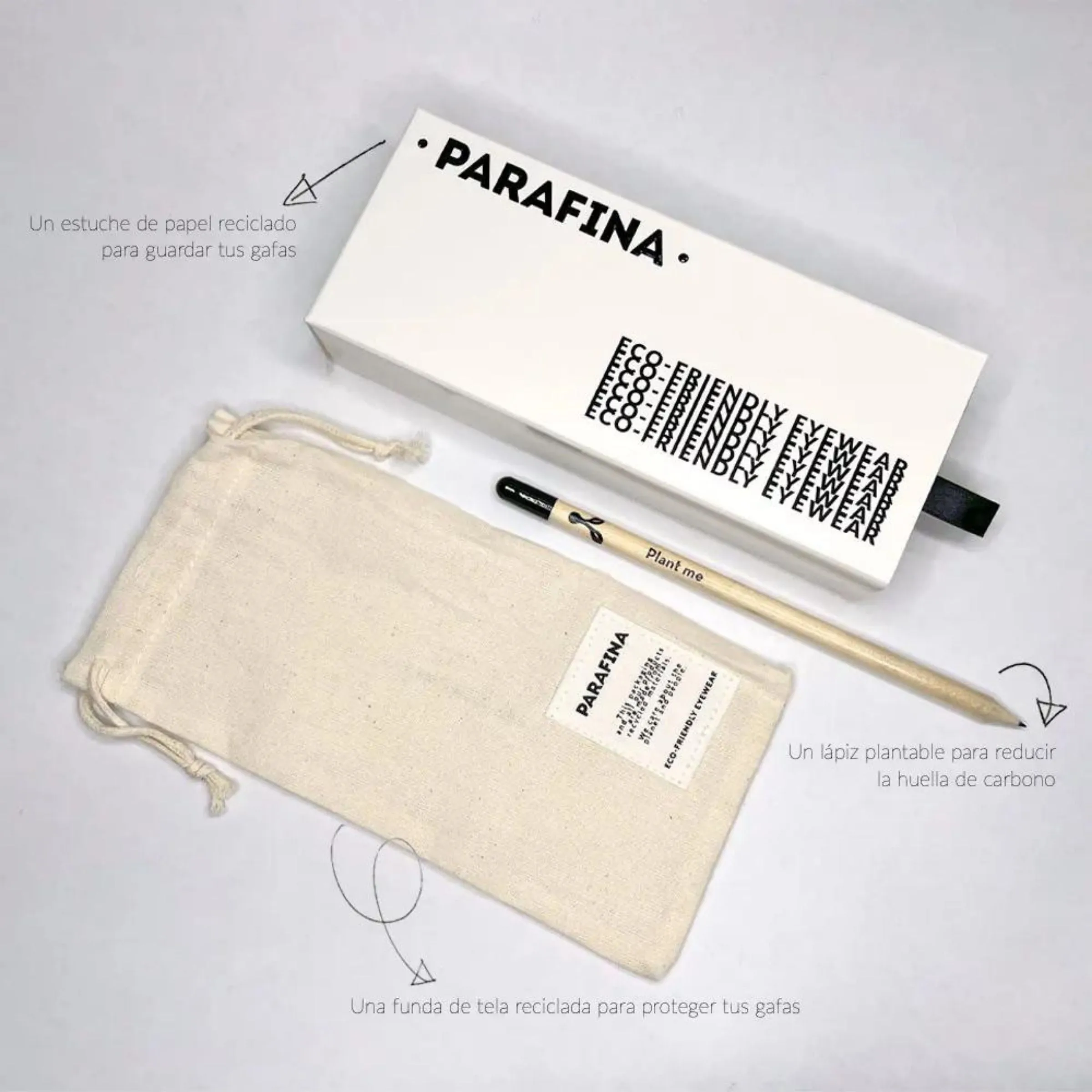Sunglasses Valle Recycled Plastic Black | Parafina