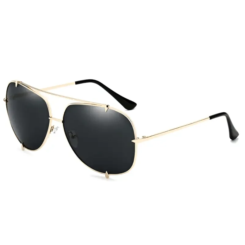 Sunglasses Wolf Claw Rivet Men's with UV400 Protection & Stylish Metal Frame