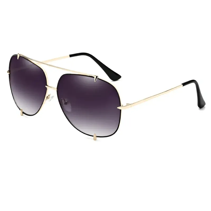 Sunglasses Wolf Claw Rivet Men's with UV400 Protection & Stylish Metal Frame