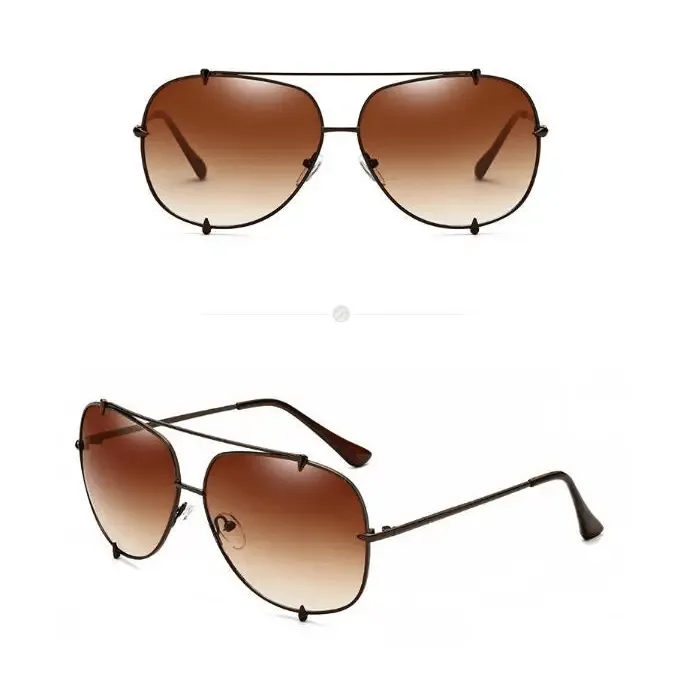 Sunglasses Wolf Claw Rivet Men's with UV400 Protection & Stylish Metal Frame