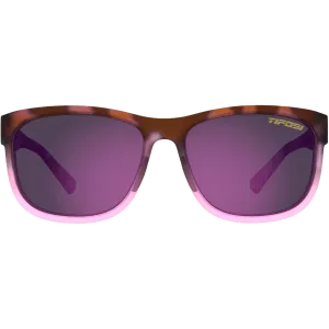 Swank XL Pink Tortoise/Smoke Rose Mirror