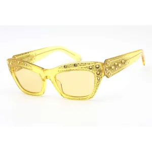 Swarovski Women's Sunglasses - Roviex Lens Shiny Yellow Cat Eye Frame | SK0380 39J