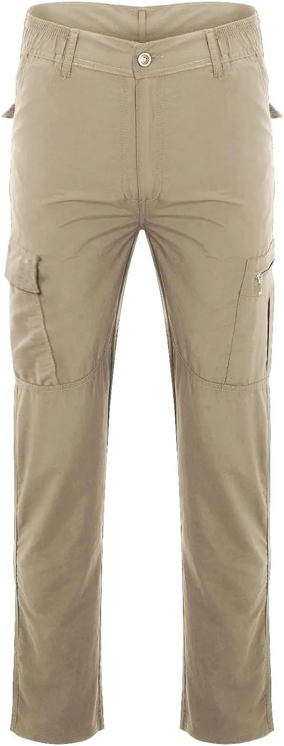 Tactical Pants for Men Slim Fit Waterproof Lightweight Work Cargo Pants Loose Fit Camping Combat Pants with Pockets