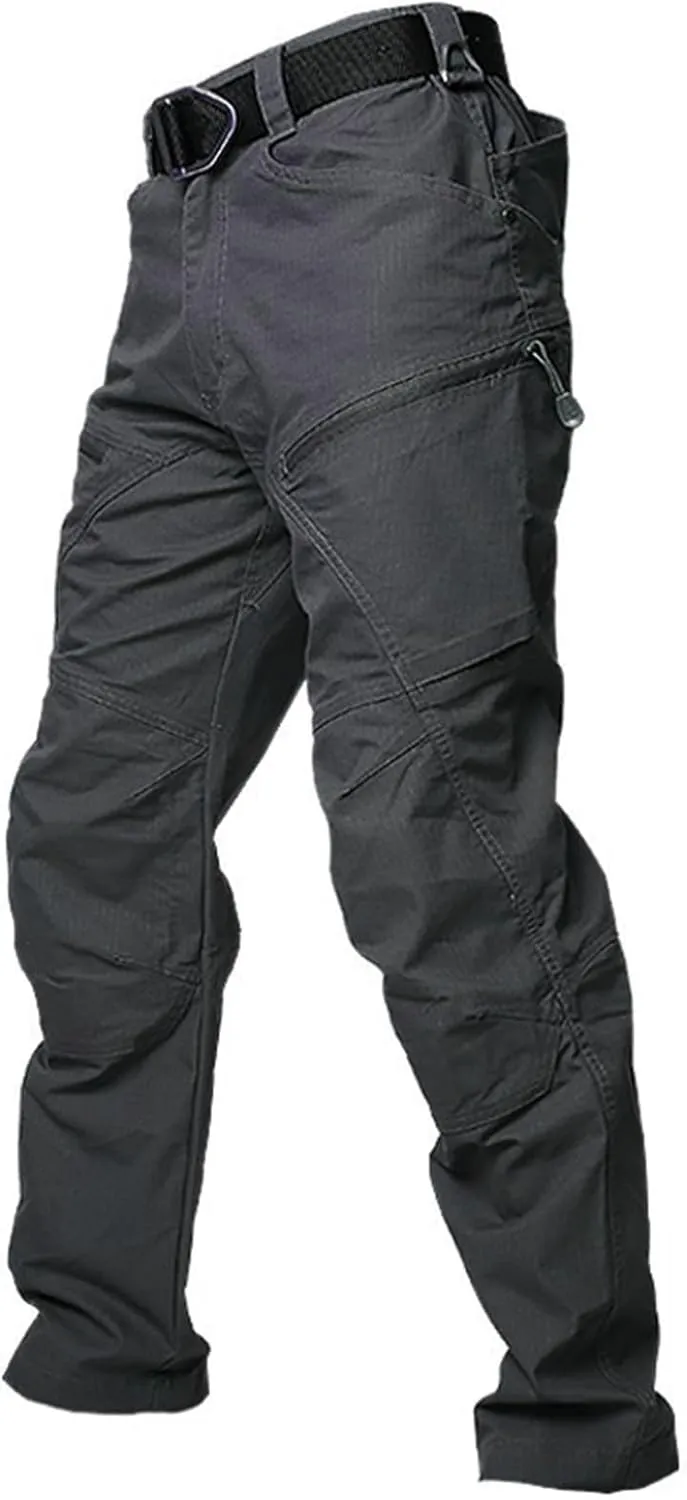 Tactical Pants for Men Water Resistant Hiking Cargo Pants Multi-Pockets Stretch Waterproof Quick Dry Work Joggers