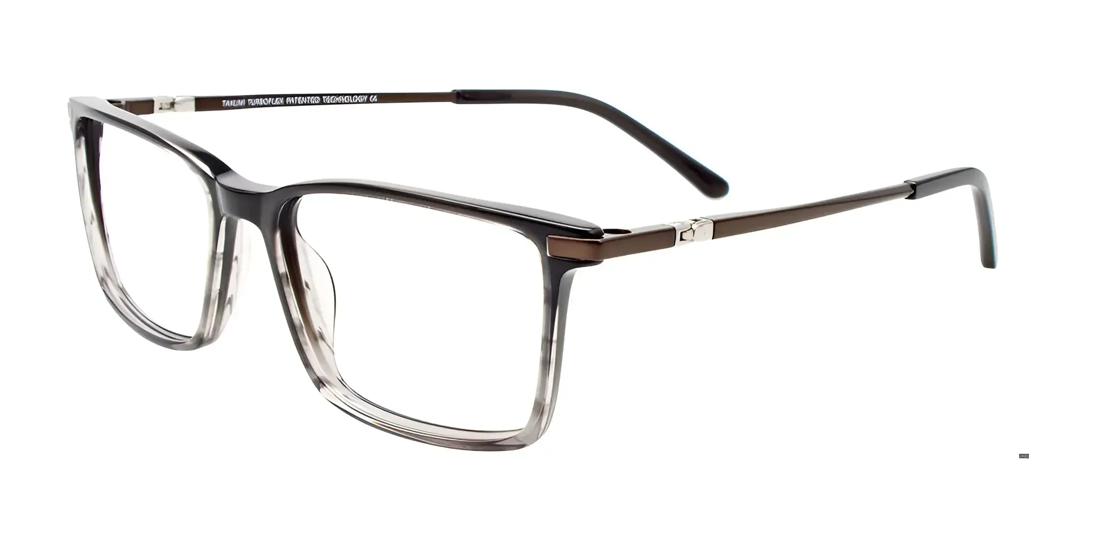 Takumi TK1245 Eyeglasses with Clip-on Sunglasses | Size 50