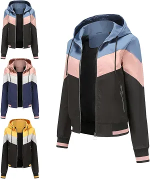 TARIENDY Hooded Rain Jacket for Women Trendy 2025 Waterproof Raincoat Outdoor Hiking Jacket Lightweight Travel Sportswear