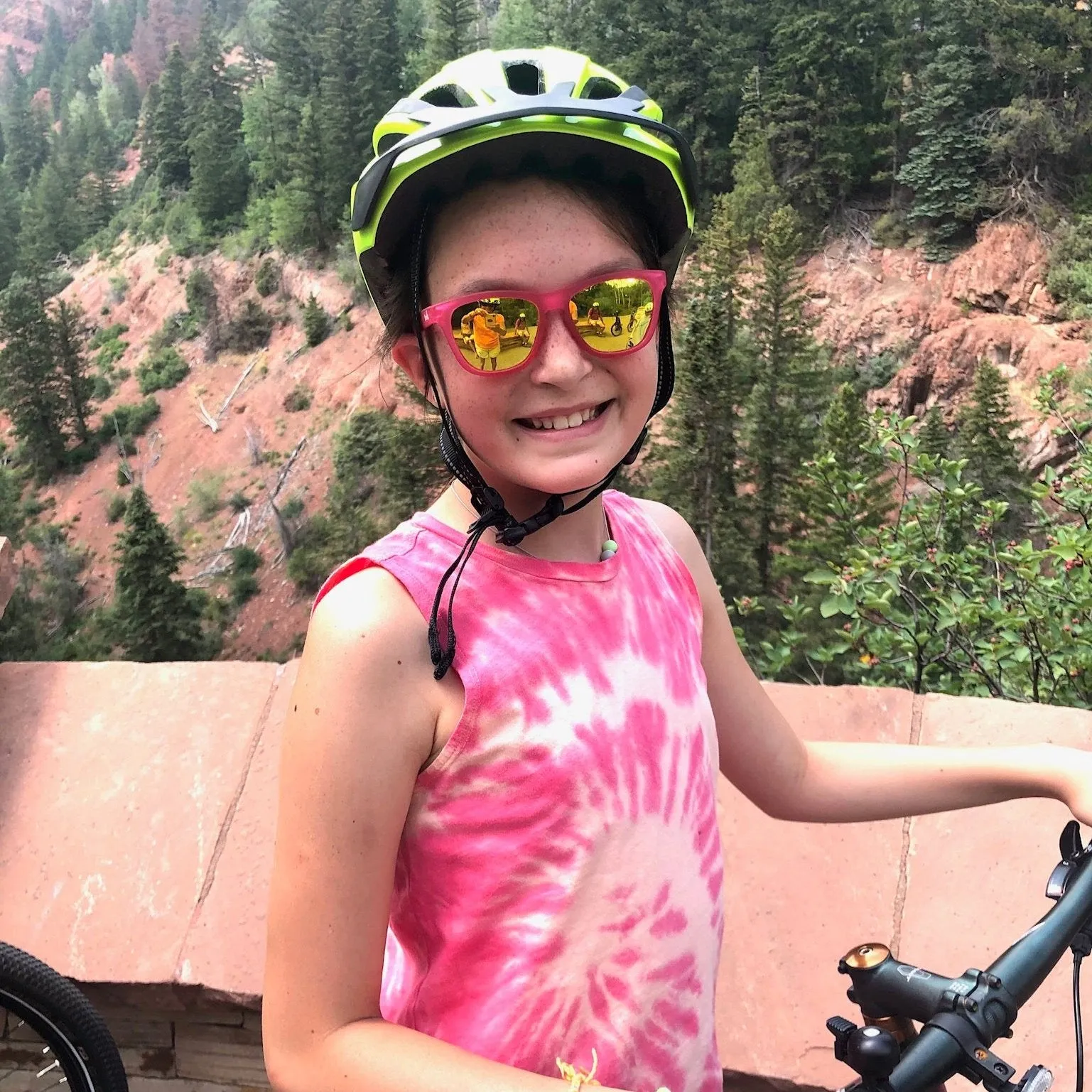 Tea Time with Poodles — Pink Frame Sunglasses For Kids