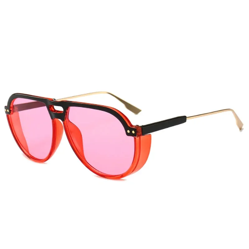 TEEK - Transparent Color Frog Pilot Sunglasses