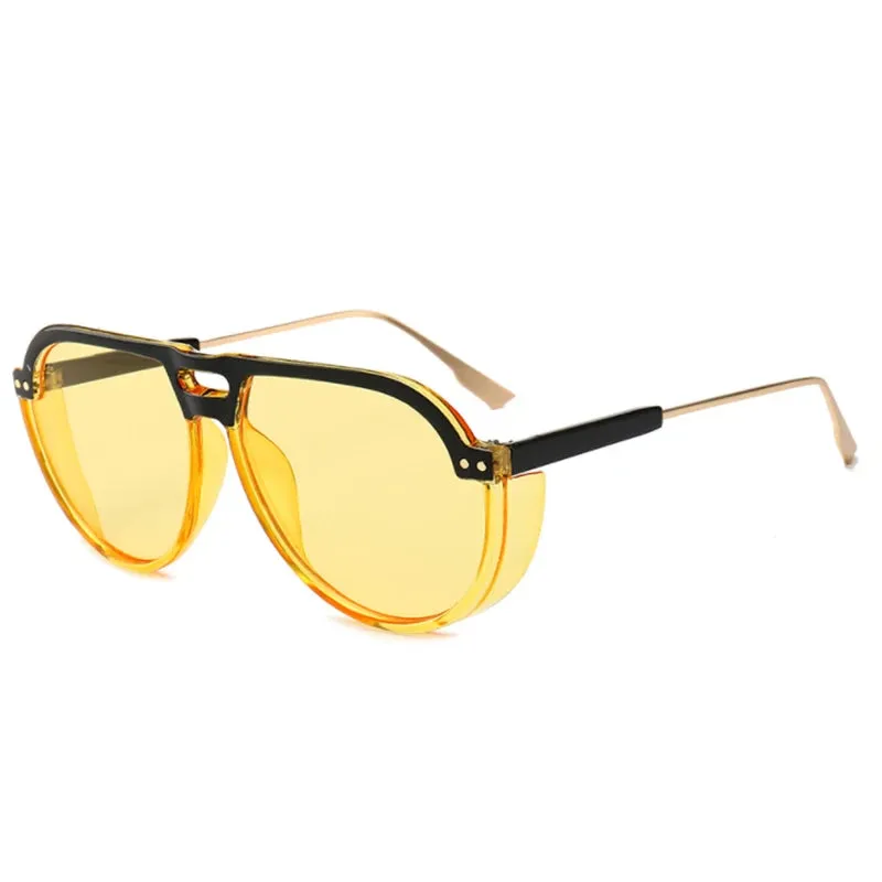 TEEK - Transparent Color Frog Pilot Sunglasses