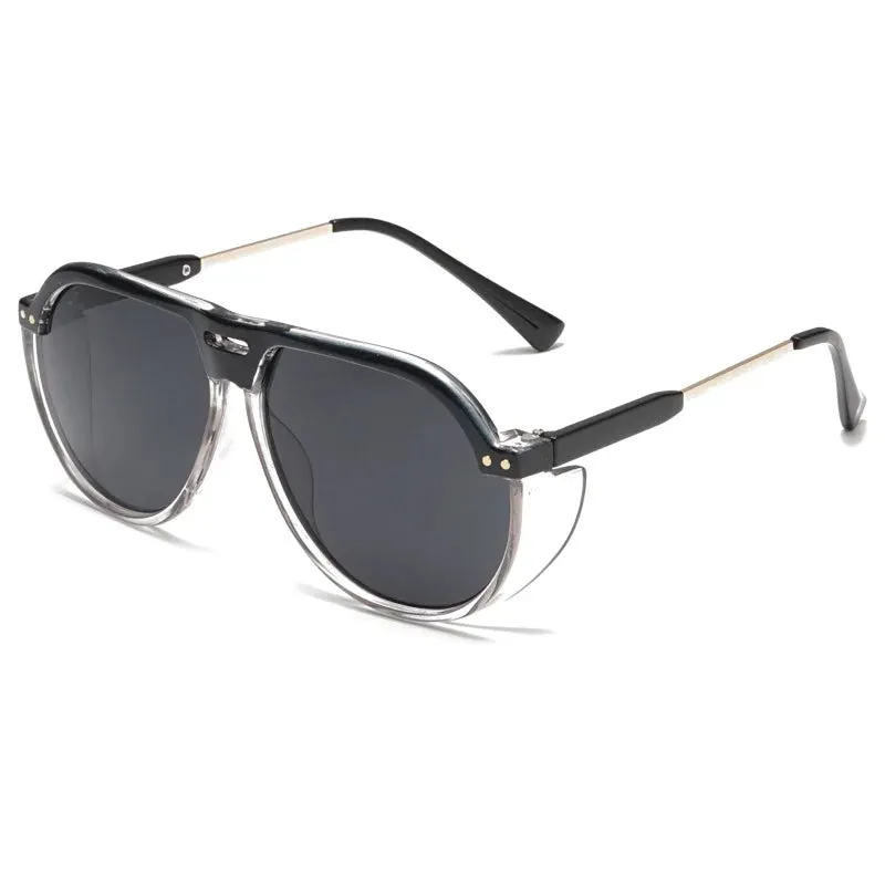 TEEK - Transparent Color Frog Pilot Sunglasses