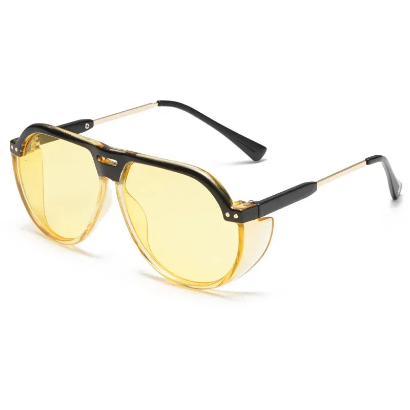 TEEK - Transparent Color Frog Pilot Sunglasses