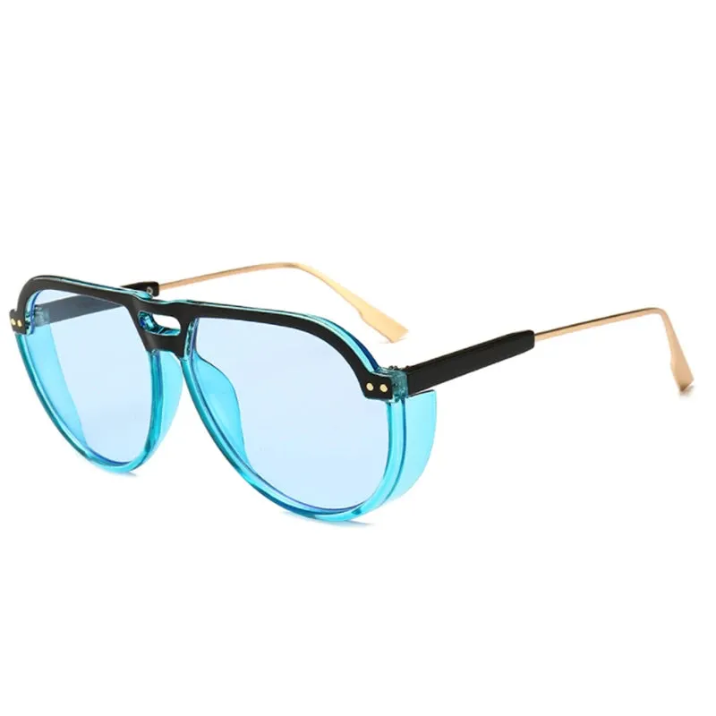 TEEK - Transparent Color Frog Pilot Sunglasses