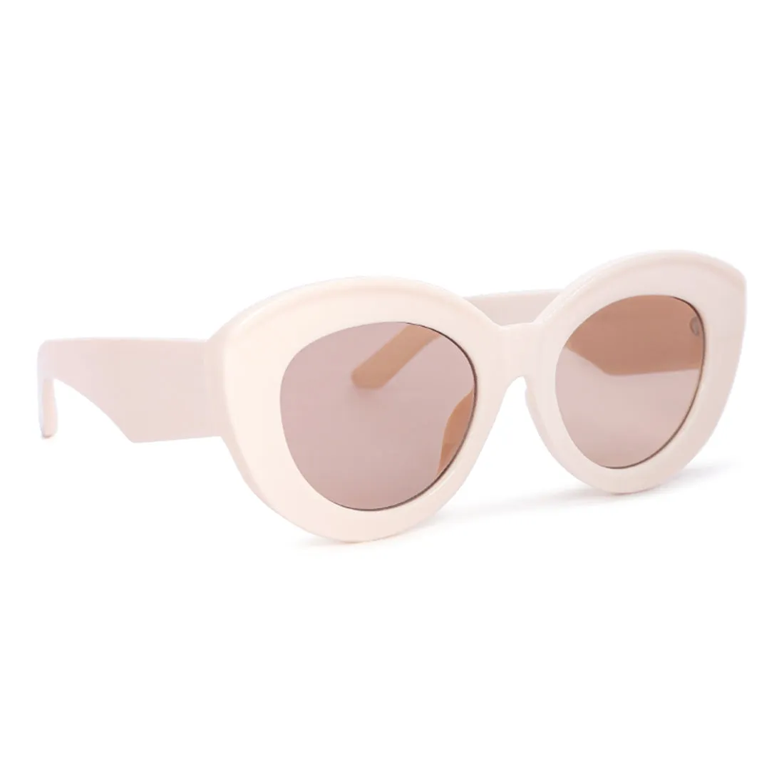 Texture Cat Eye Frame Sunglasses