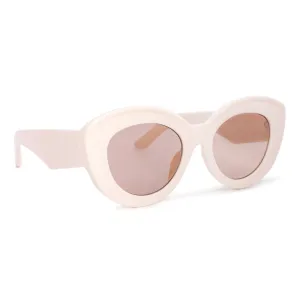 Texture Cat Eye Frame Sunglasses