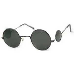 THE DAWN Black Round Sunglasses