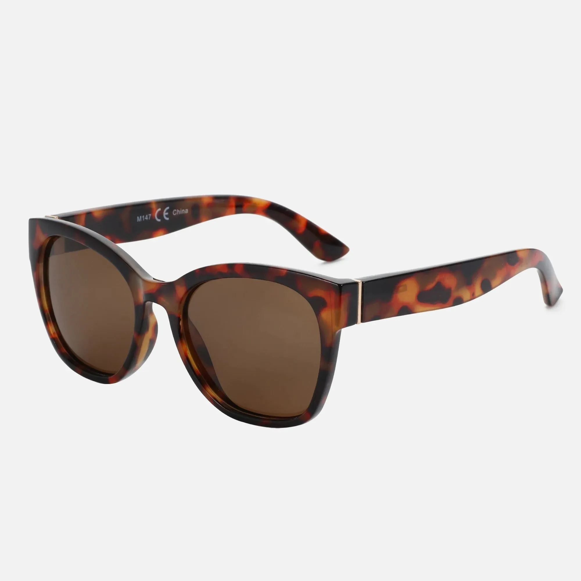 Thick Butterfly Frame Polarized Sunglasses for Women UV400 Protection