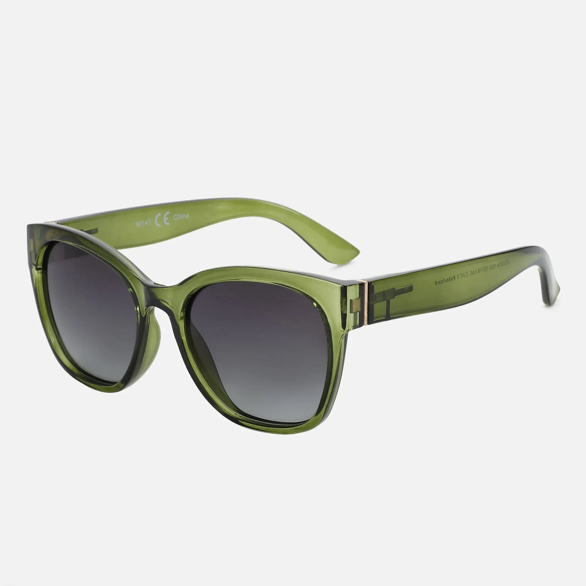 Thick Butterfly Frame Polarized Sunglasses for Women UV400 Protection