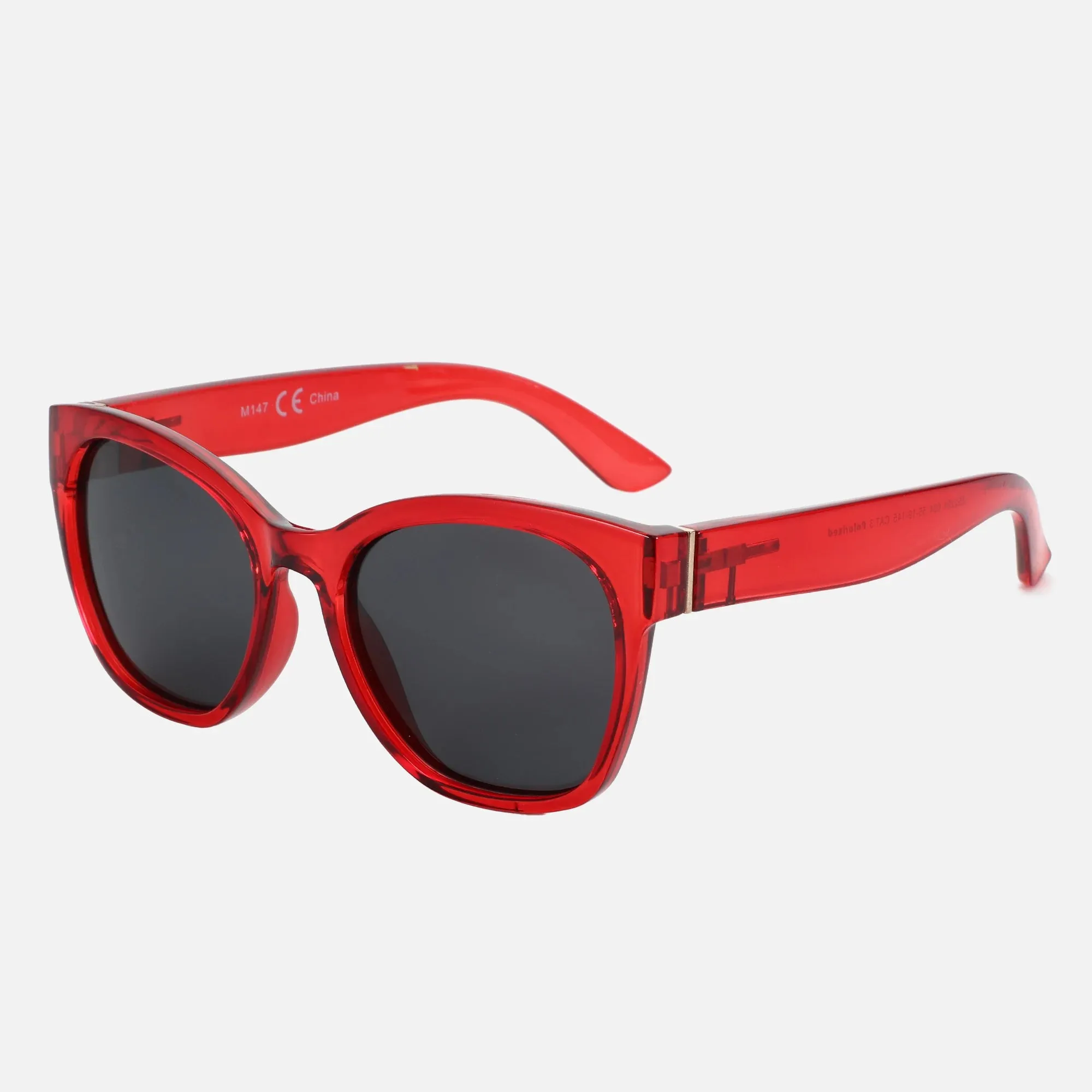 Thick Butterfly Frame Polarized Sunglasses for Women UV400 Protection
