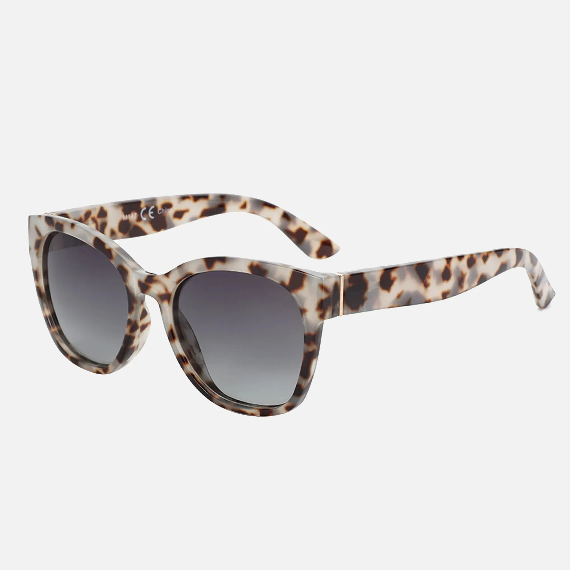 Thick Butterfly Frame Polarized Sunglasses for Women UV400 Protection