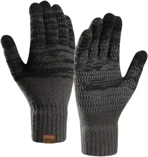 Thick Knitted Anti-Slip Warm Winter Gloves Men Women Driving Skiing Outdoor Sport Gloves