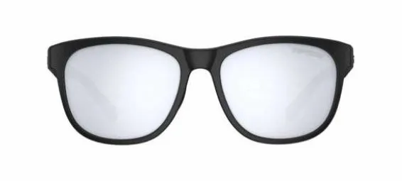 Tifosi Swank Sunglasses - Satin Black/Smoke Bright Blue