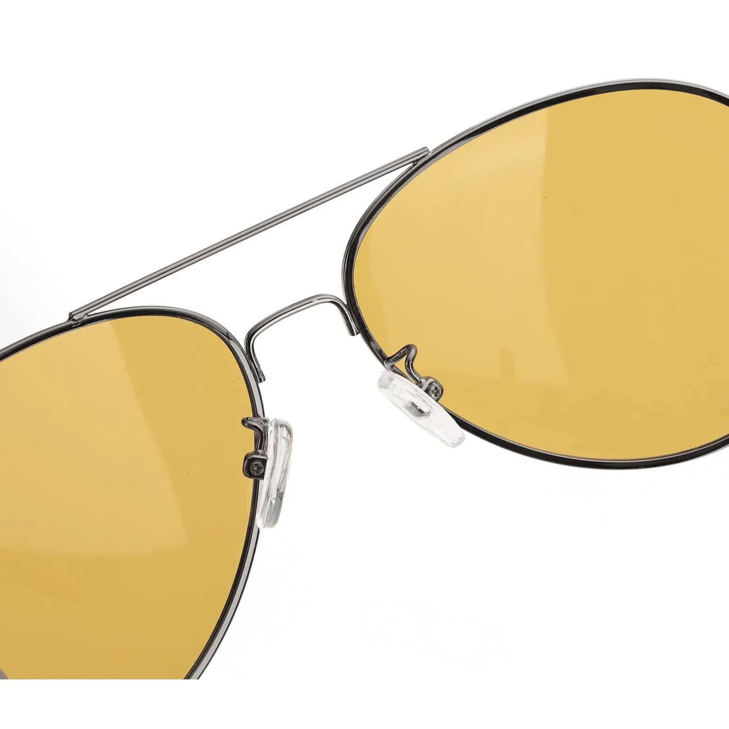 TJUTR Men's Style Night Vison Polarized Pilot Sunglasses