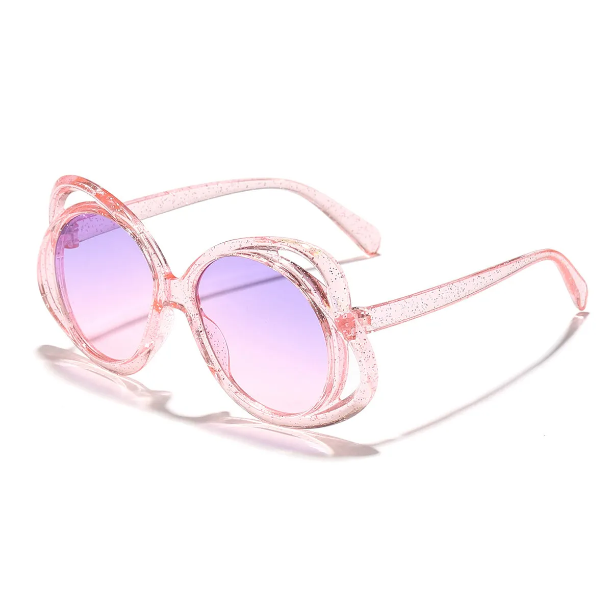 Toddler/kids Girl Sweet Style Hollow-Out Butterfly Frame Sunglasses (with Velvet Pouch)
