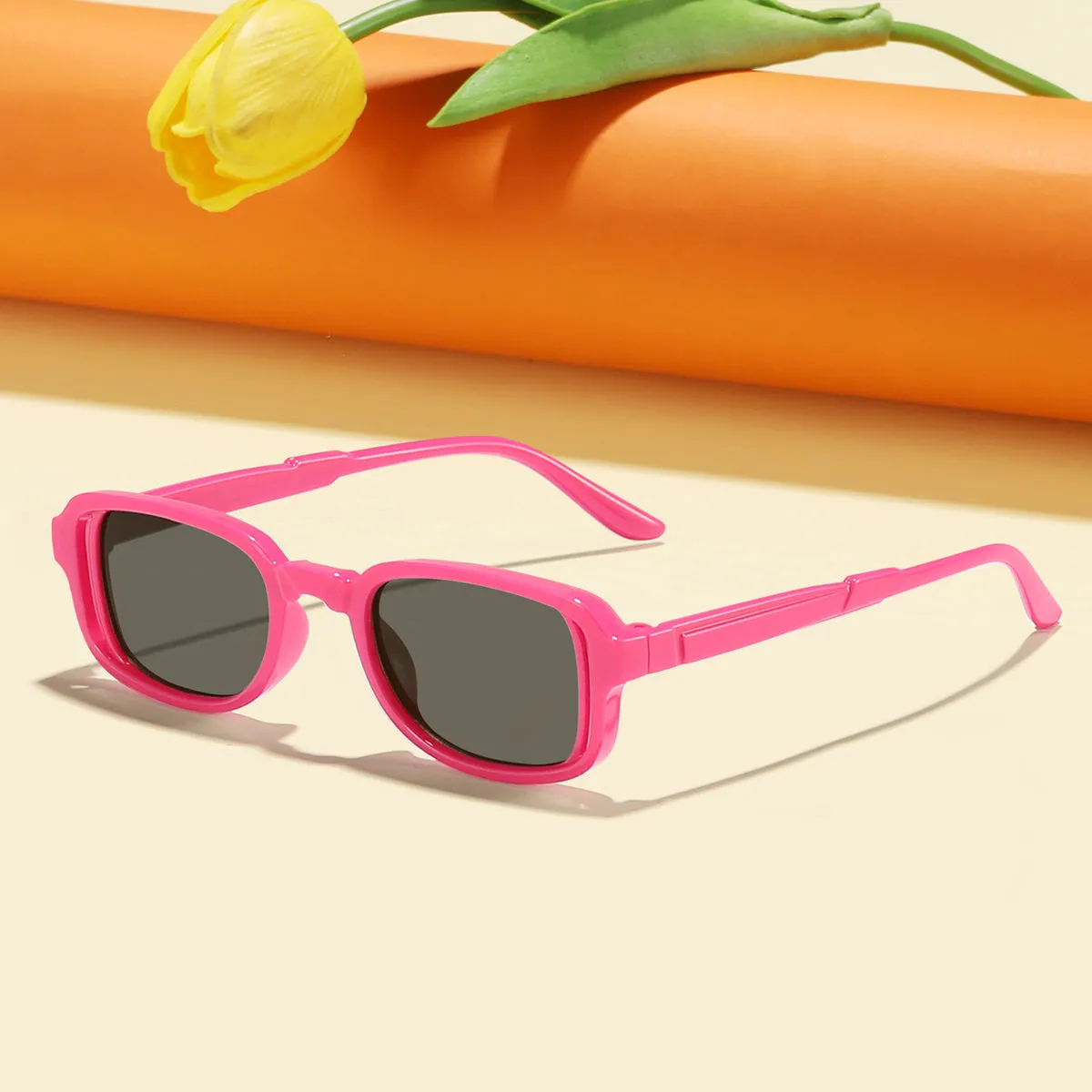Toddler/kids Girl/Boy Casual Style Candy Color Hollow Sunglasses (with Velvet Pouch)