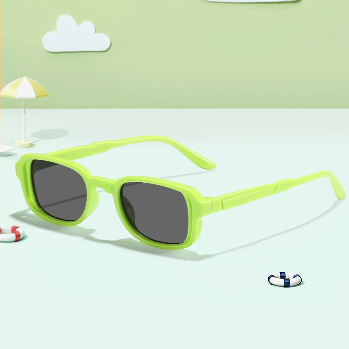 Toddler/kids Girl/Boy Casual Style Candy Color Hollow Sunglasses (with Velvet Pouch)