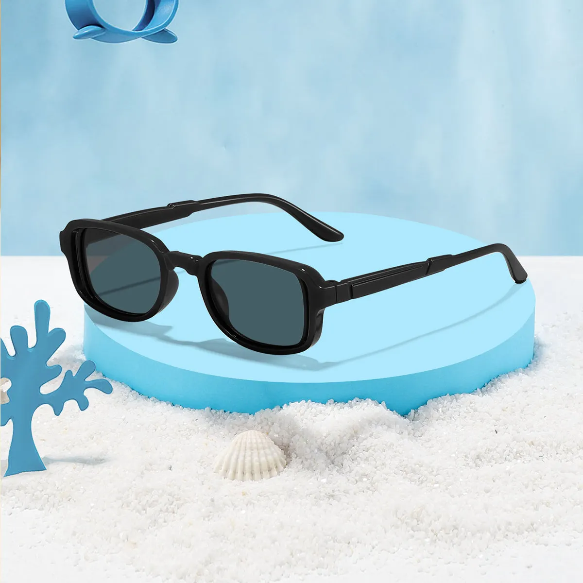 Toddler/kids Girl/Boy Casual Style Candy Color Hollow Sunglasses (with Velvet Pouch)