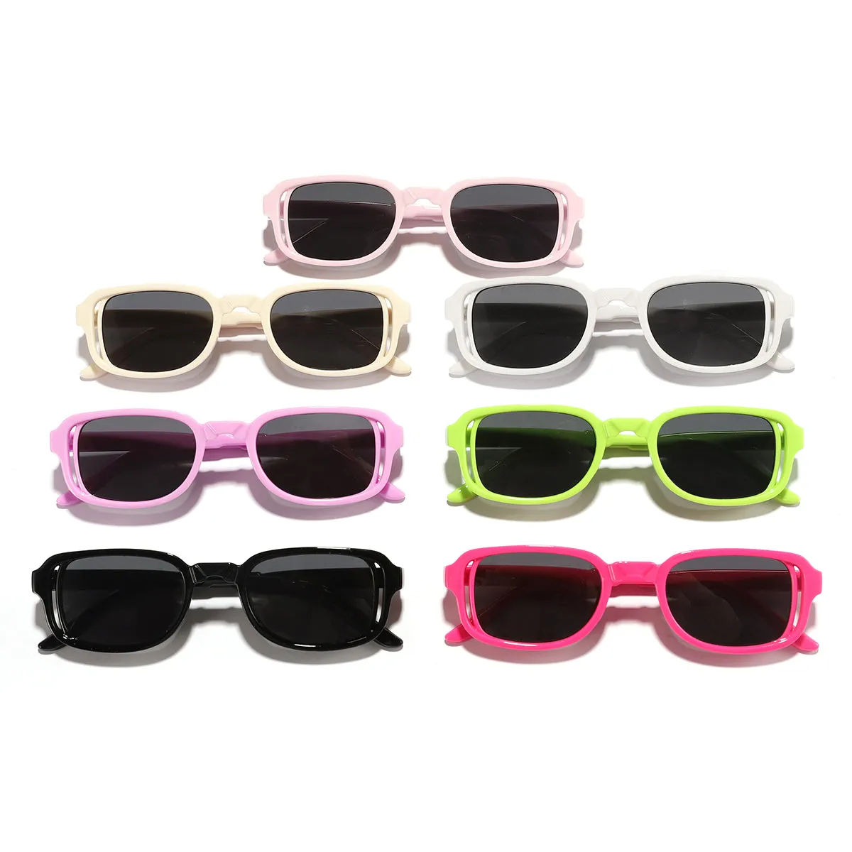 Toddler/kids Girl/Boy Casual Style Candy Color Hollow Sunglasses (with Velvet Pouch)