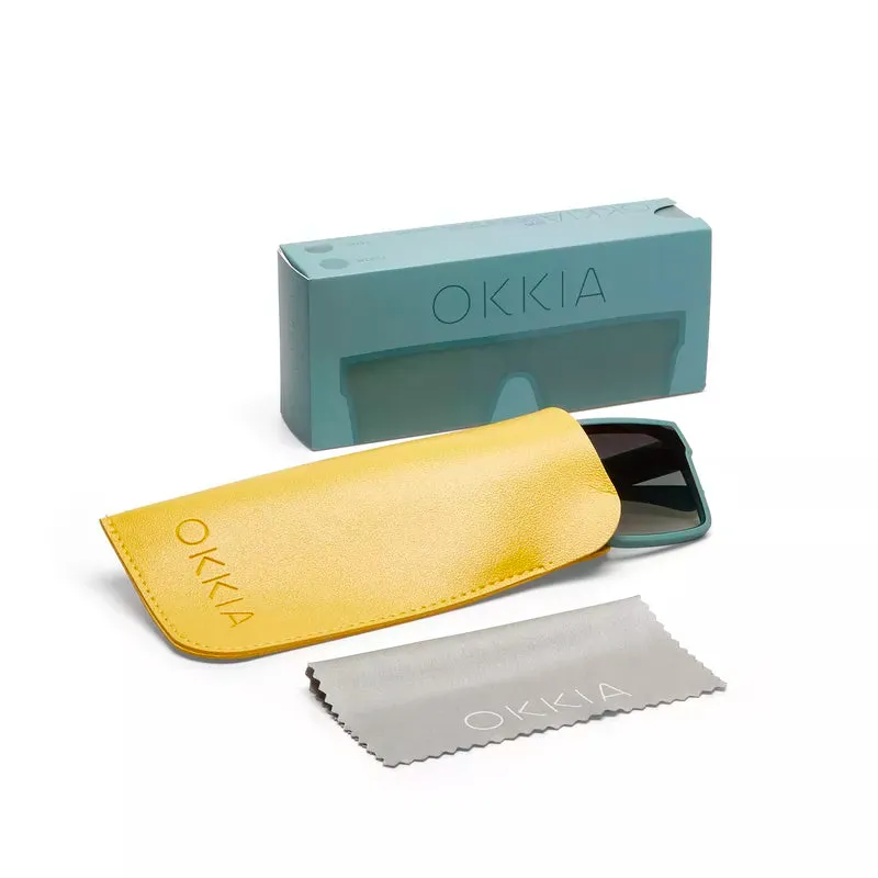 TOKYO SQUARE SUNGLASSES - Green Sage