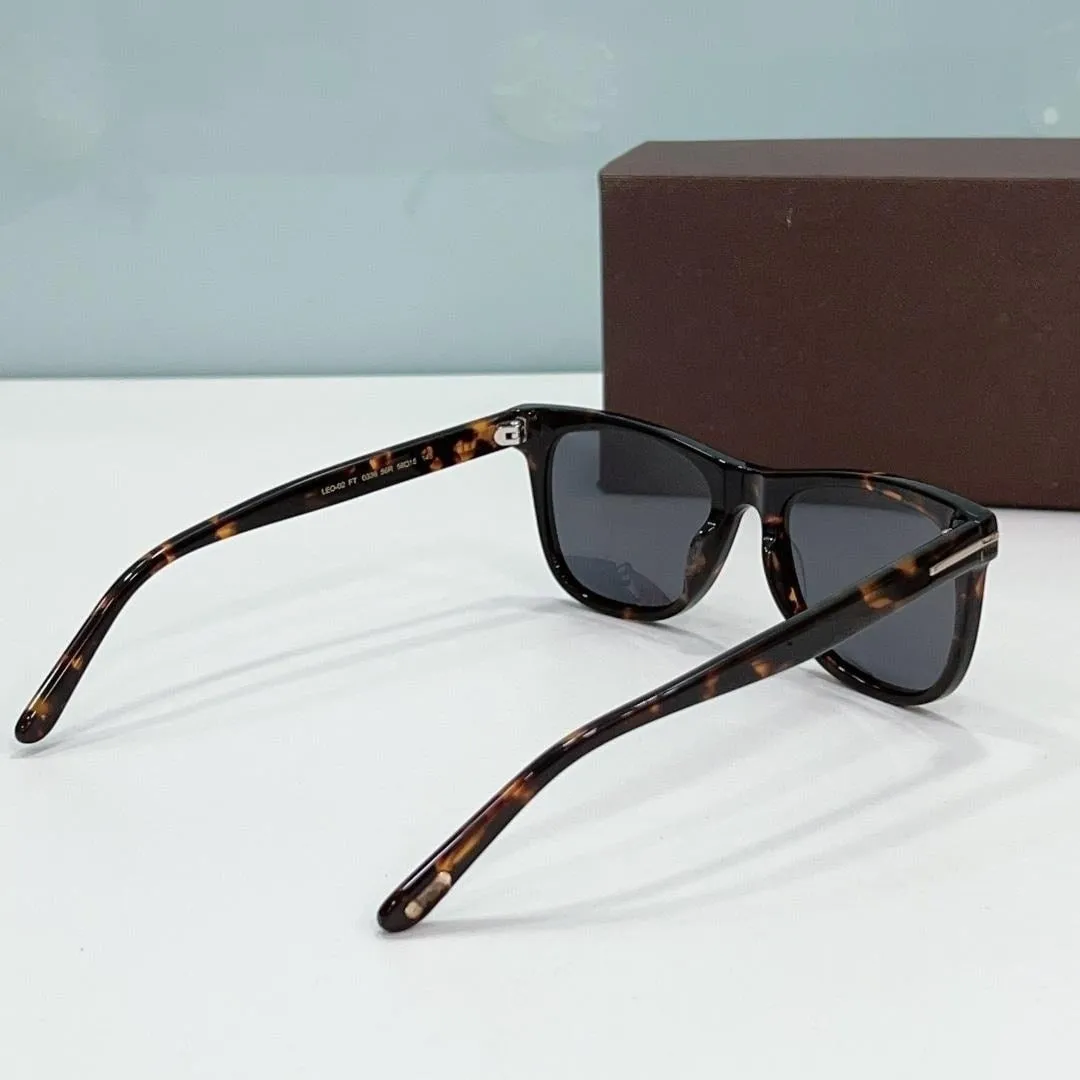 Tom For sunglasses luxury brand Designer FT0336 Men's Sunglasses Retro Square Sunglasses male Fashion Shades for Man