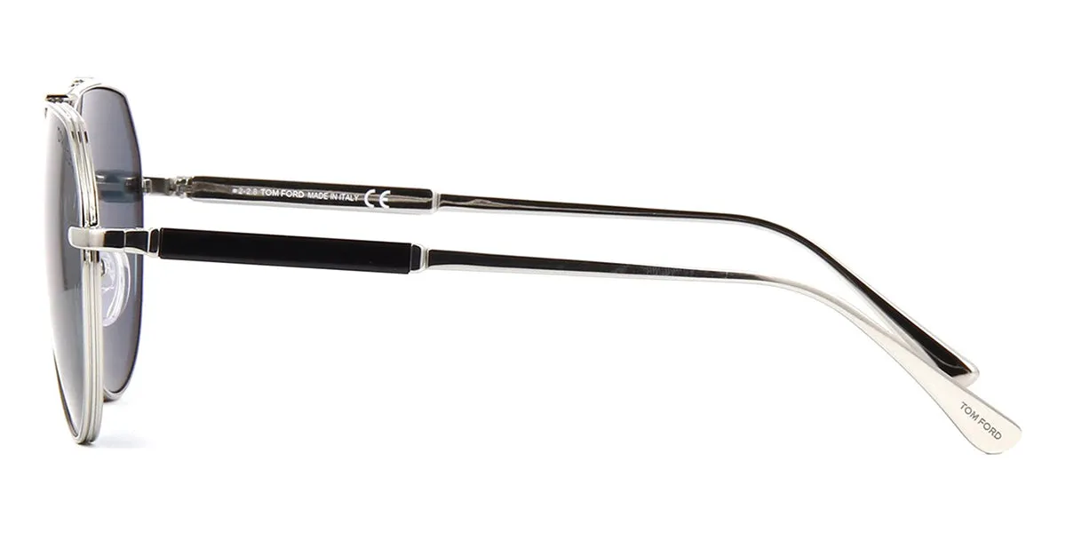 Tom Ford Andes TF670 16V Silver - As Seen On Alexander Ludwig