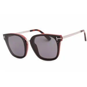 Tom Ford Women's Sunglasses - Shiny Bordeaux Injected Propionate Frame | FT1014 71A