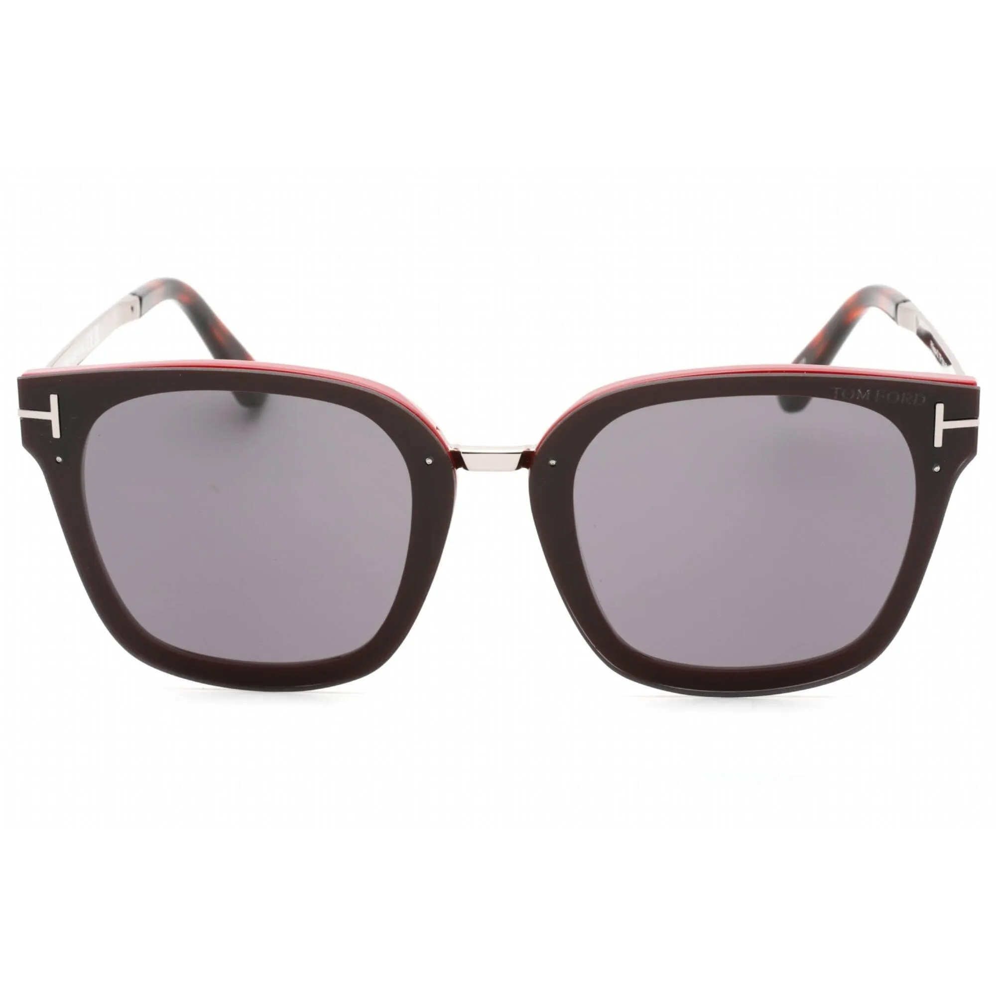 Tom Ford Women's Sunglasses - Shiny Bordeaux Injected Propionate Frame | FT1014 71A