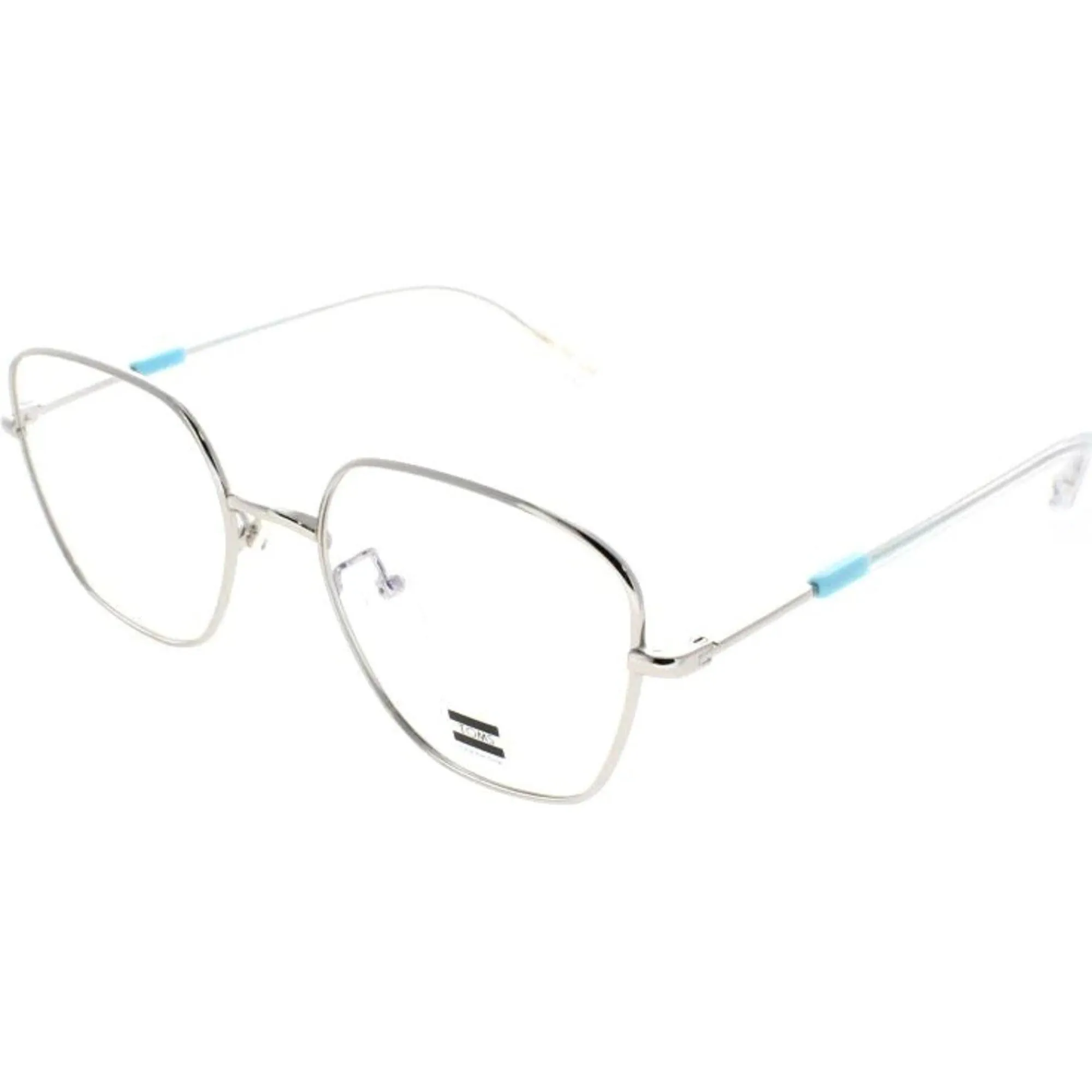 Toms Women's Eyeglasses - Silver/Vintage Crystal Square Frame | TOMS VIV 10014555