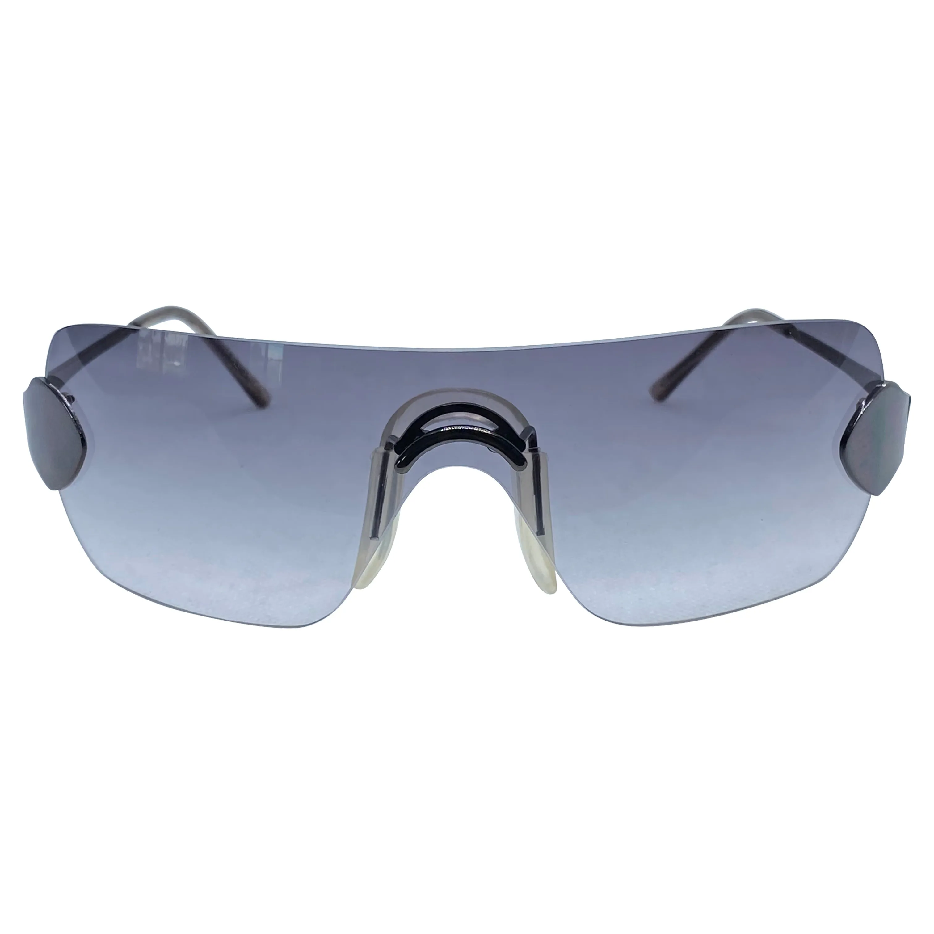 TONER Smoke Y2K Rimless Sunglasses