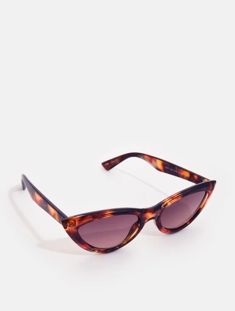 Tort Cat Eye Sunglasses