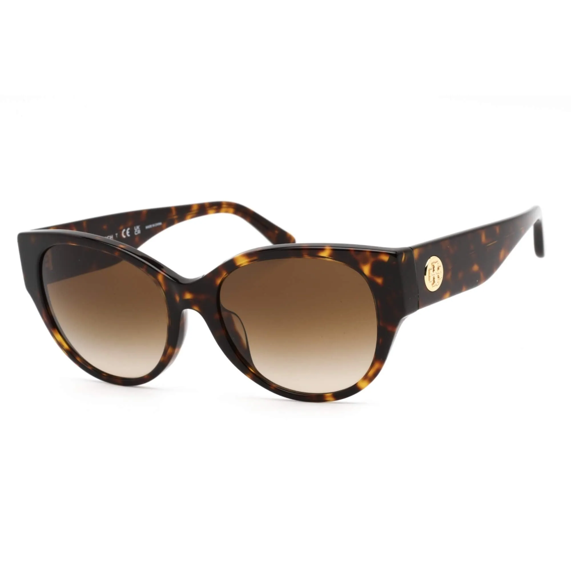 Tory Burch Women's Sunglasses - Full Rim Frame Brown Gradient Lens | 0TY7182U 172813