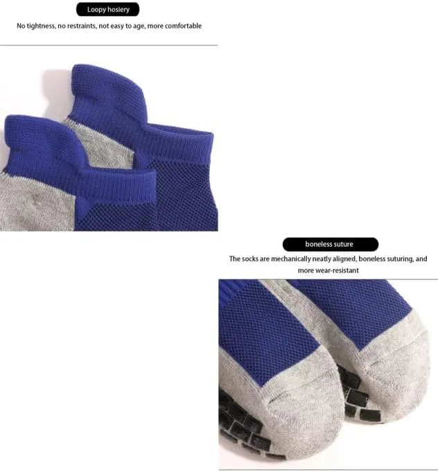 Unisex 12 Pair Running Socks with Arch Compression Support,Breathable Thick Low Cut No Show Athletic Hiking Sock.