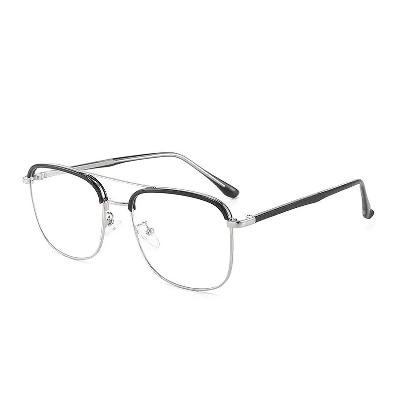Unisex Full Rim Double Bridge TR90 Alloy Frame Eyeglasses Cl20370