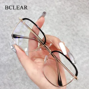 Unisex Full Rim Double Bridge TR90 Alloy Frame Eyeglasses Cl20370